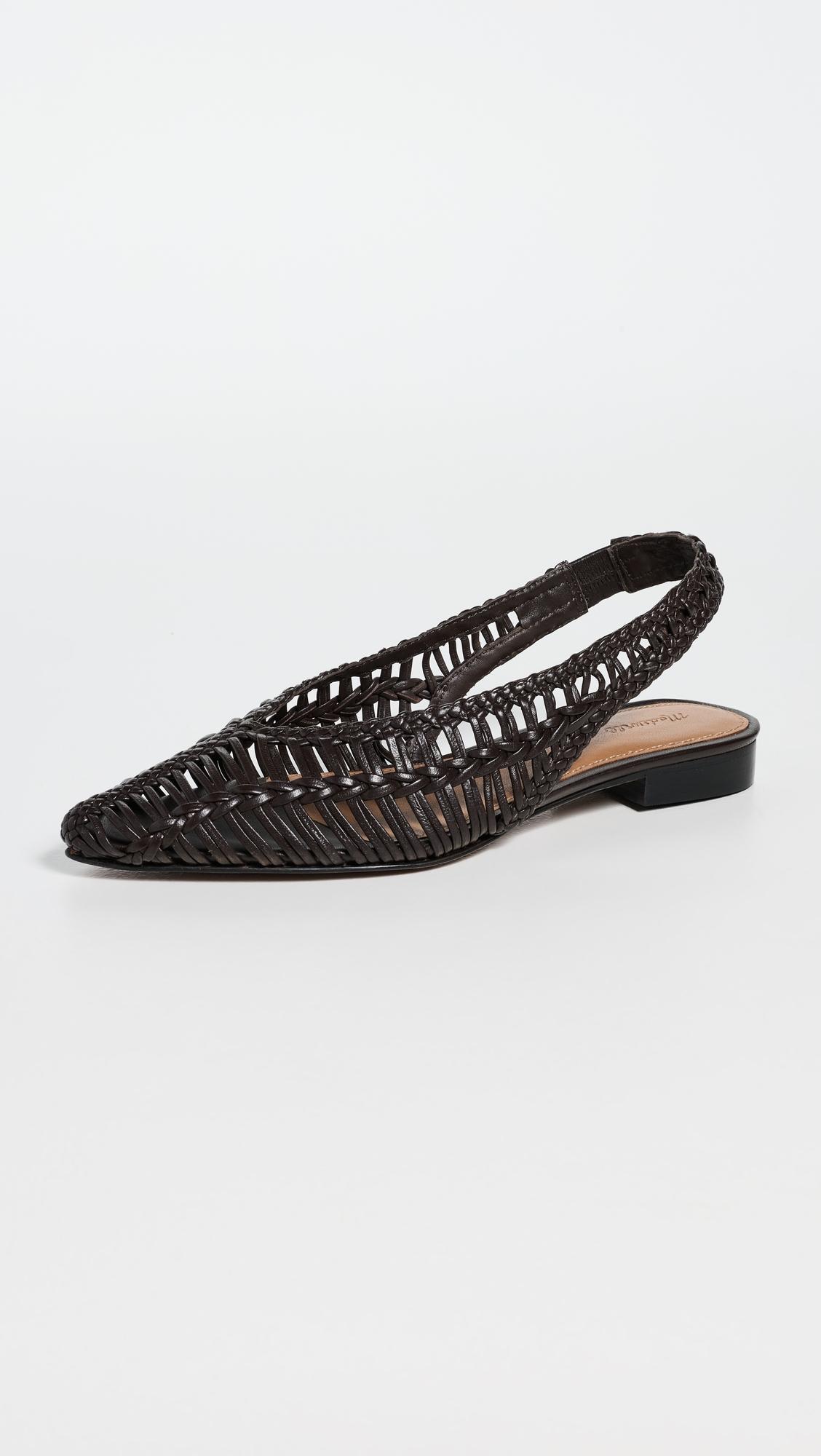 Harper Woven Slingbacks by MADEWELL