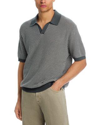 July Summer Stitch Johnny Collar Polo by MADEWELL
