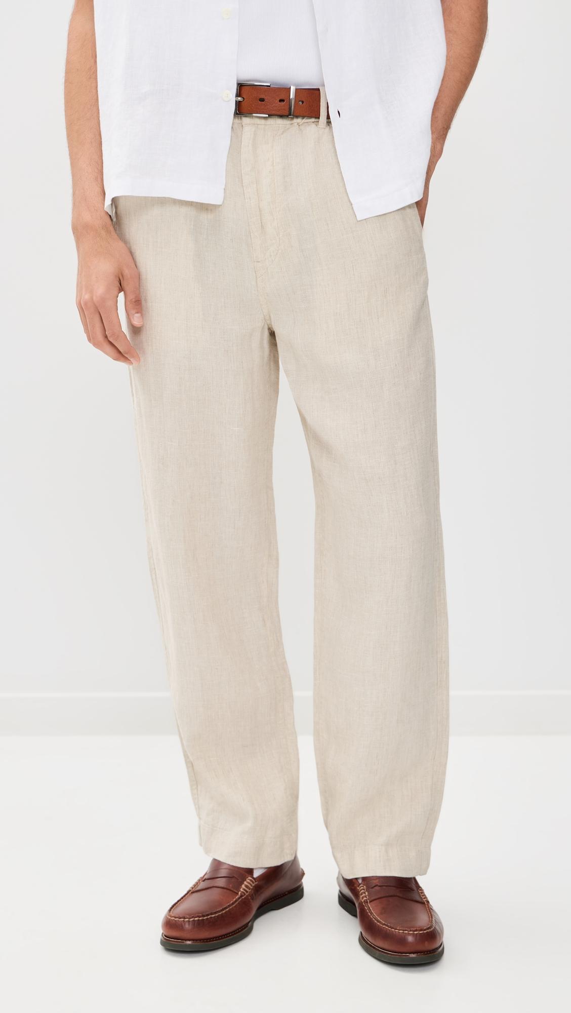 Linen Back Pants by MADEWELL
