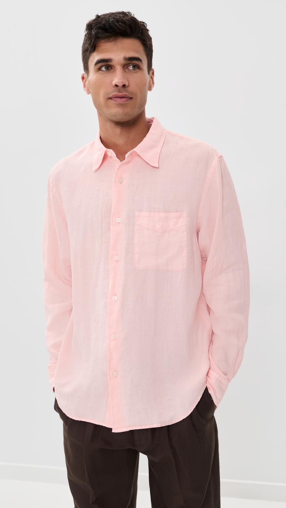 Long Sleeve Linen Top by MADEWELL