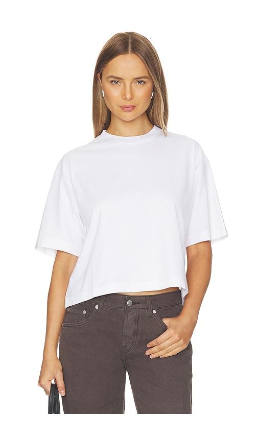 Madewell Boxy Crop Tee in White by MADEWELL