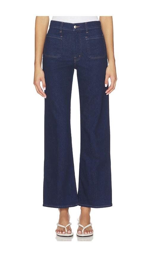 Madewell Emmy Wide Leg Jean in Navy by MADEWELL
