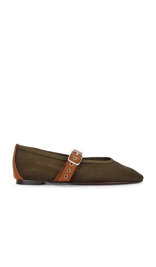 Madewell Remy Mesh Mary Jane in Green by MADEWELL