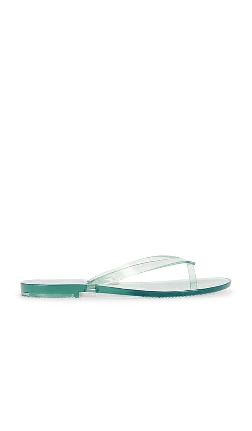 Madewell x Melissa Jelly Thong Flip Flop in Green by MADEWELL