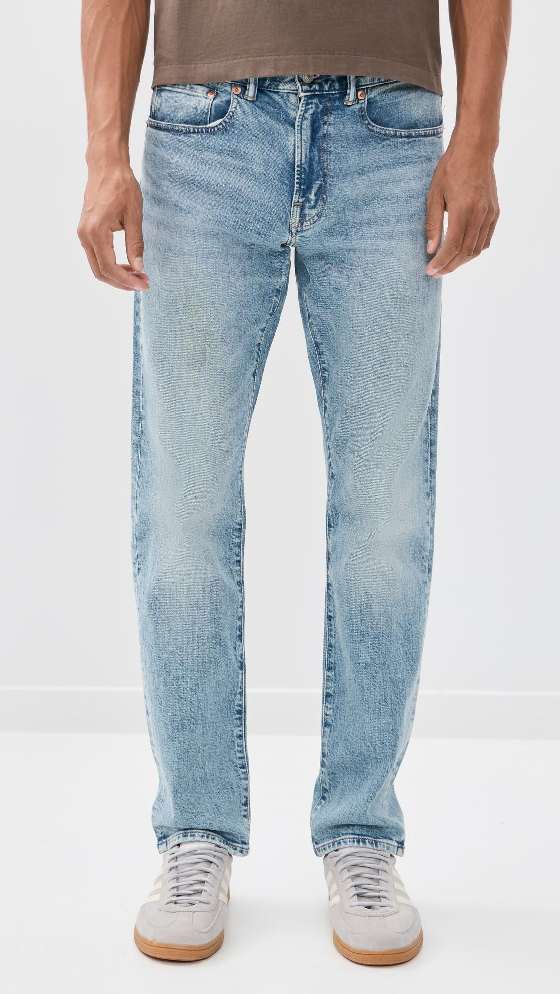 New Athletic Slim Jeans In Kalis Wash by MADEWELL