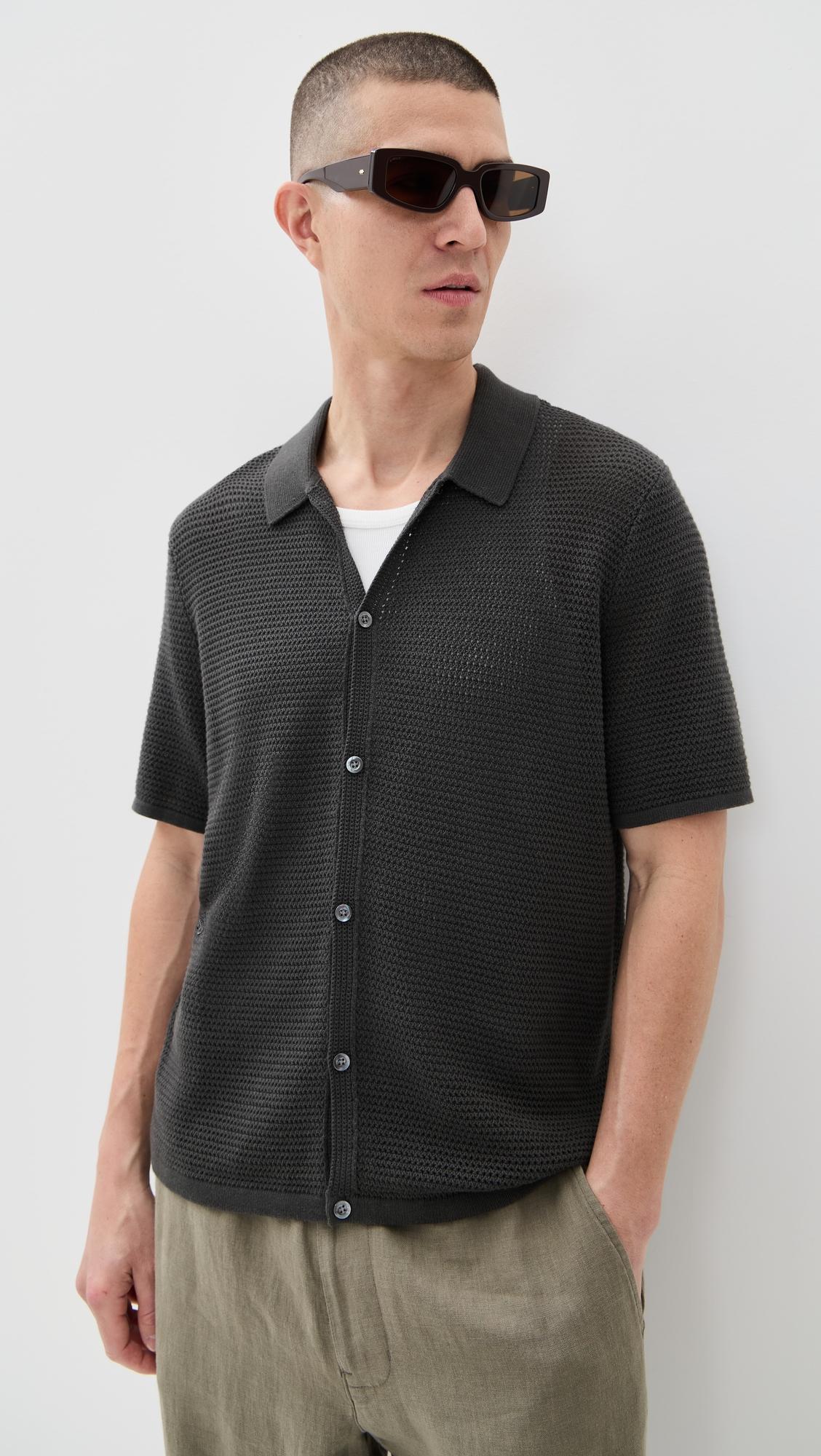 Open Knit Shirt by MADEWELL