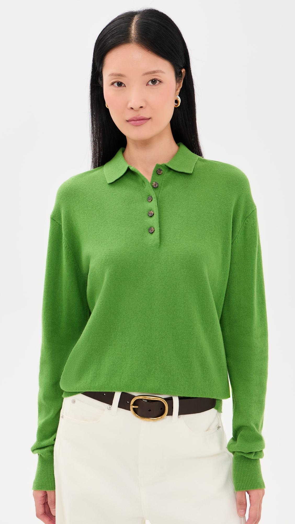 Polo Sweater In Soft Wool by MADEWELL
