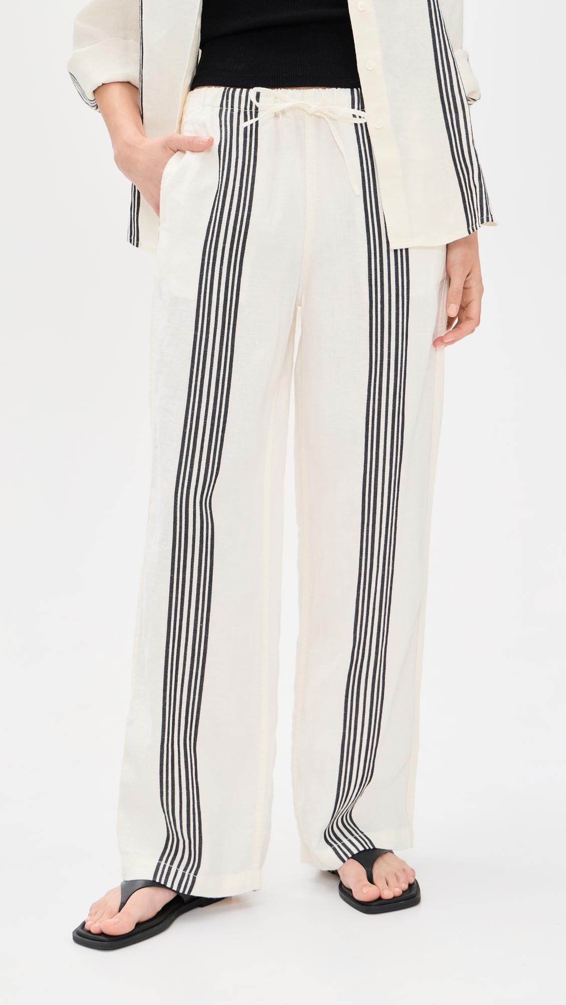 Pull-On Linen Pants by MADEWELL