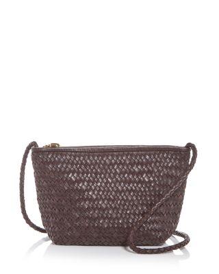 Signature Woven Leather Crossbody Bag by MADEWELL