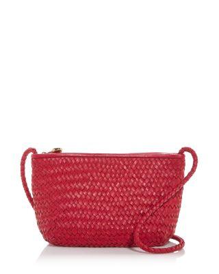 Signature Woven Leather Crossbody Bag by MADEWELL