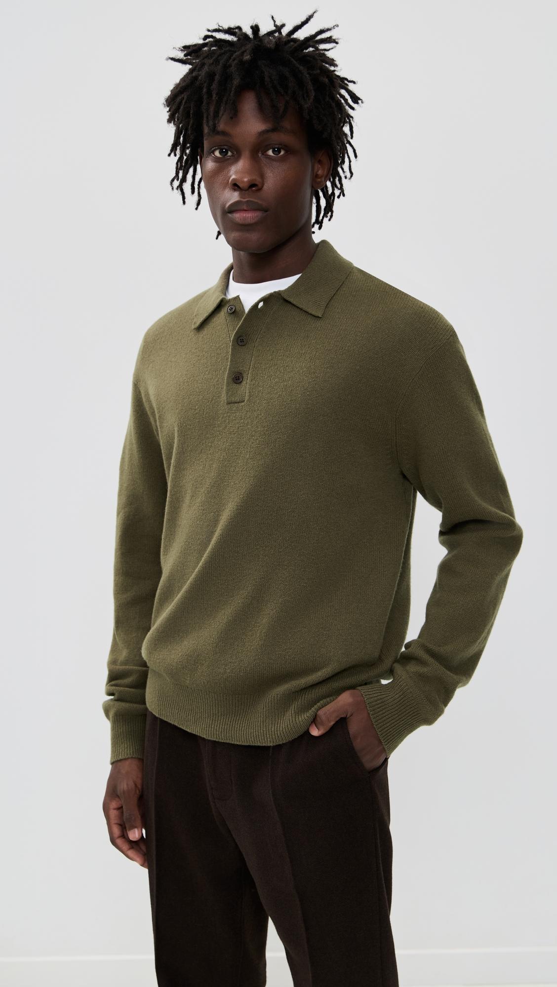 Sweater Polo in Heritage Merino Wool by MADEWELL