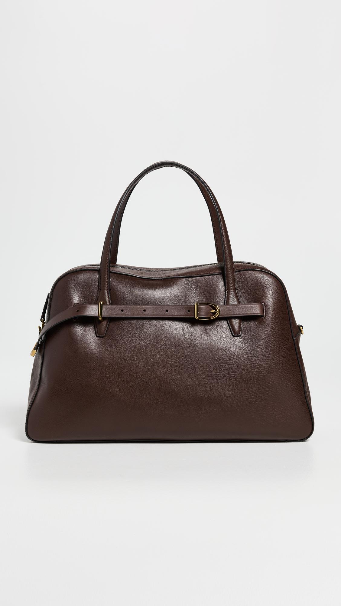The Belted Satchel Leather Bag by MADEWELL