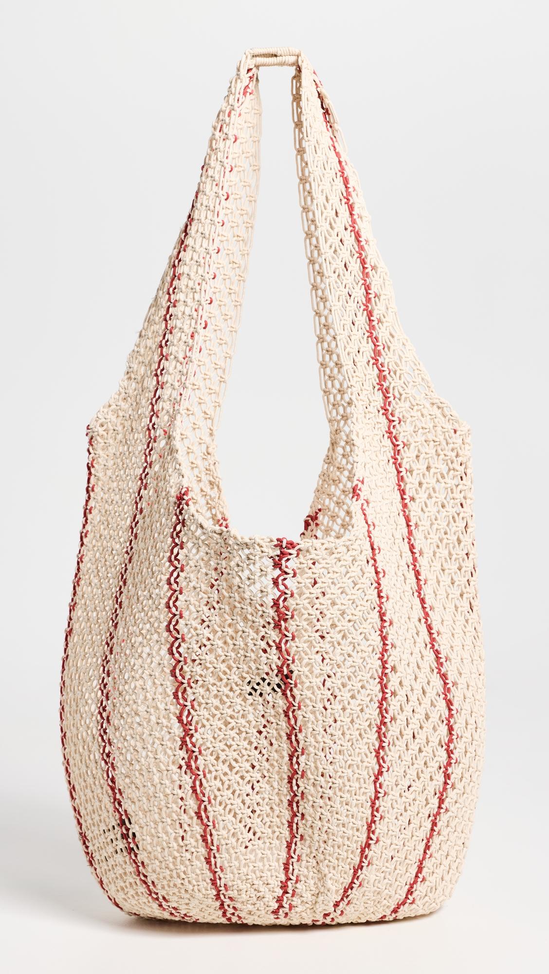 The Curved Crochet Shoulder Bag by MADEWELL