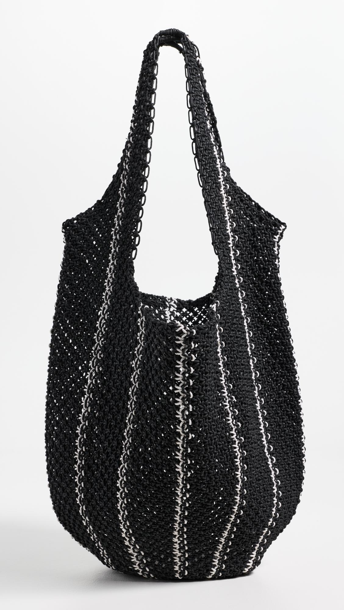 The Curved Crochet Shoulder Bag by MADEWELL
