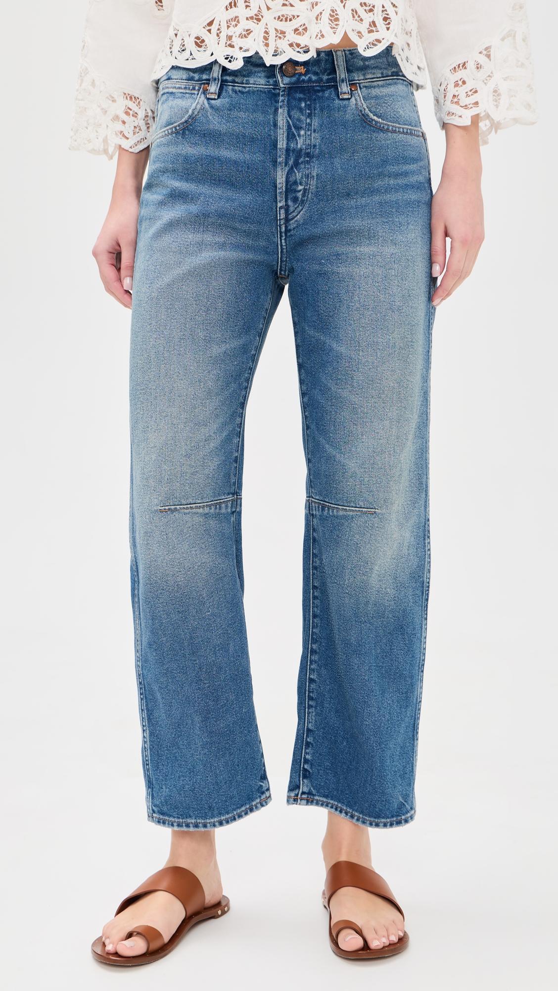 The Darted Barrel Leg Jeans by MADEWELL