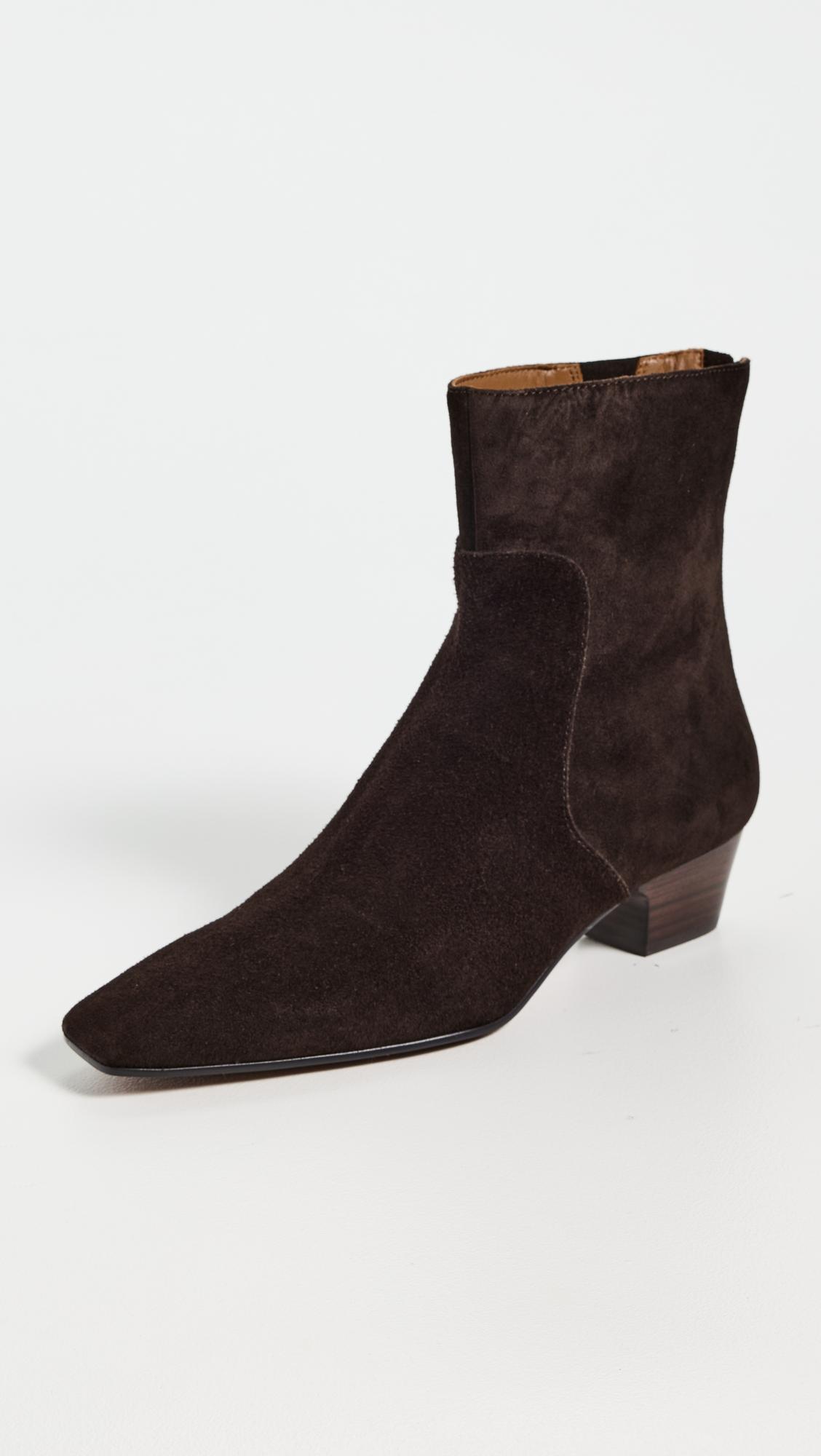 The Lexie Ankle Boot In Suede by MADEWELL