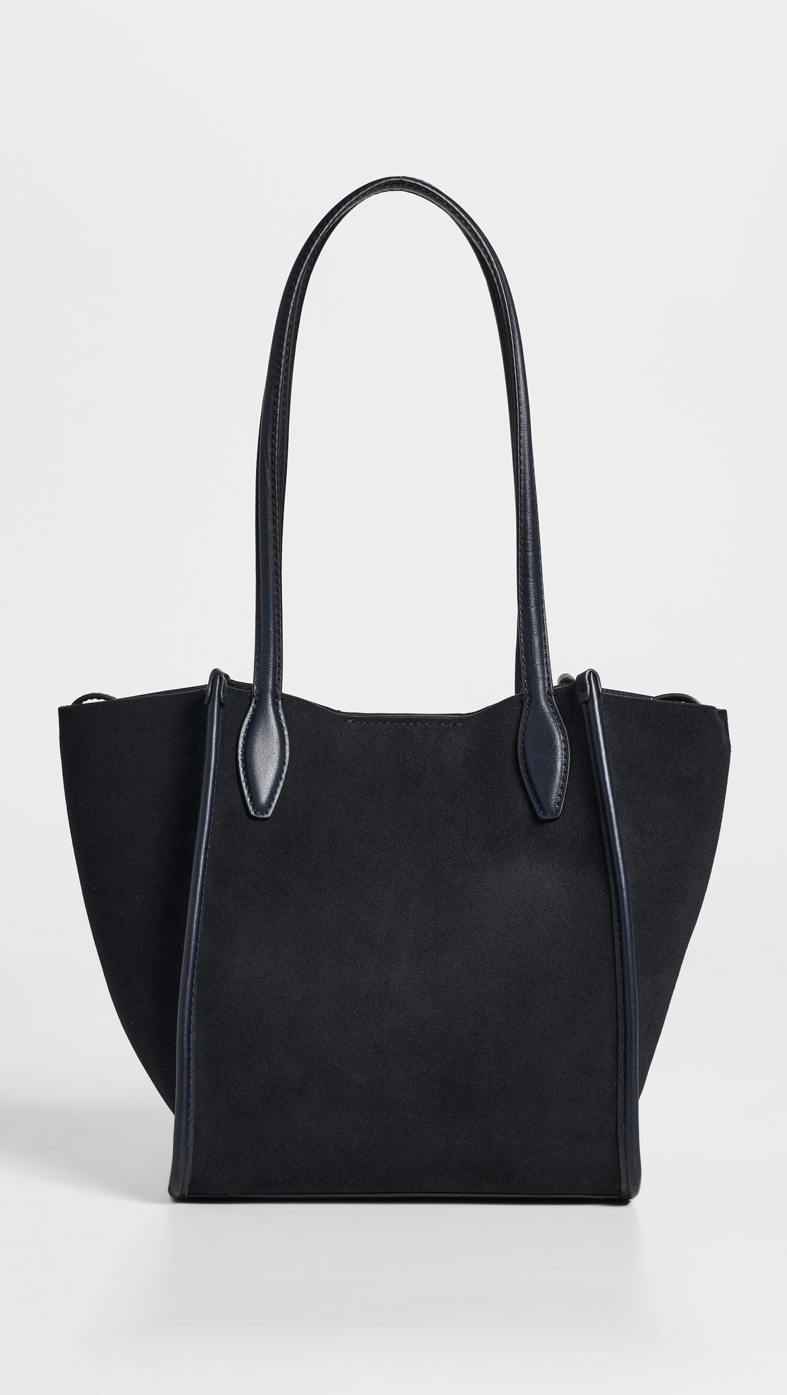 The Lexington Small Tote In Suede by MADEWELL