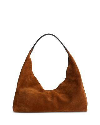 The Mylie Suede Shoulder Bag by MADEWELL