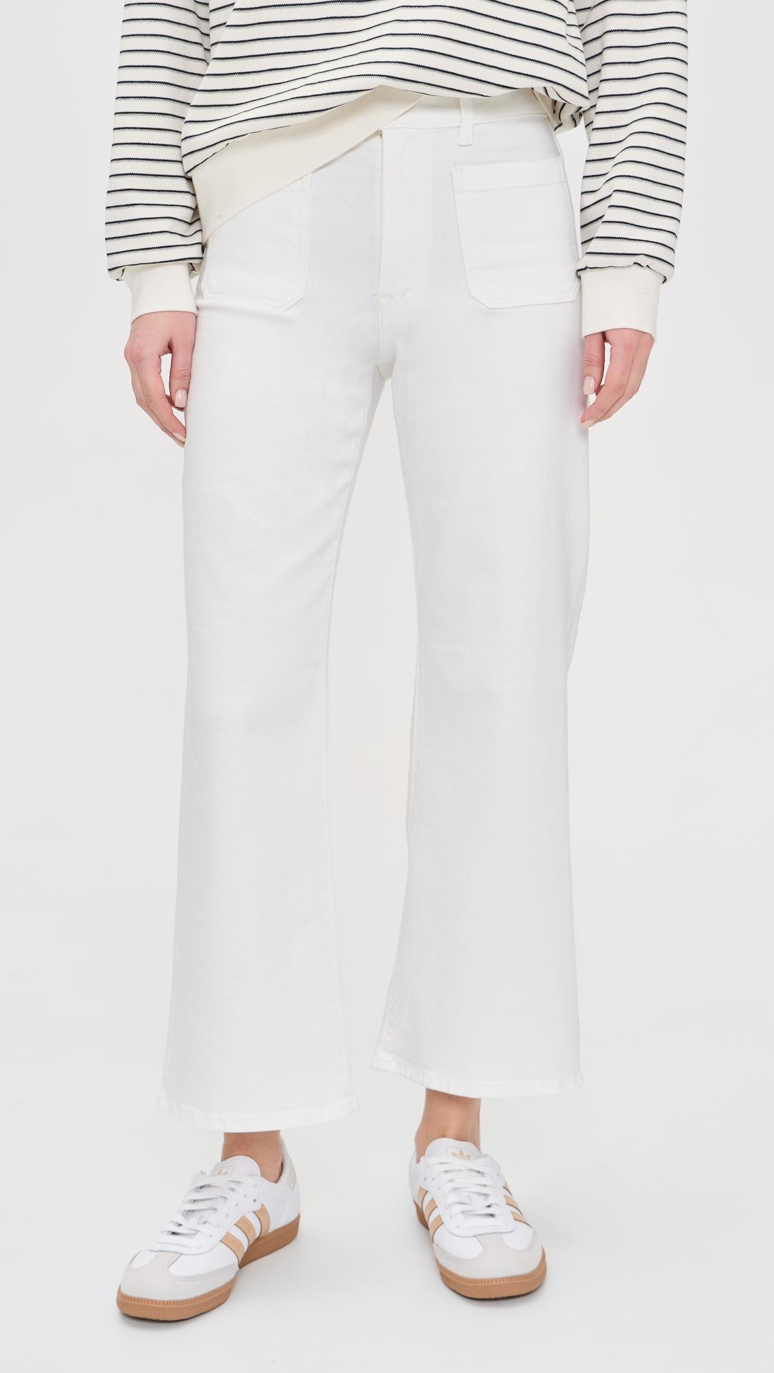 The Petite Emmy Wide-Leg Jean in Tile White by MADEWELL