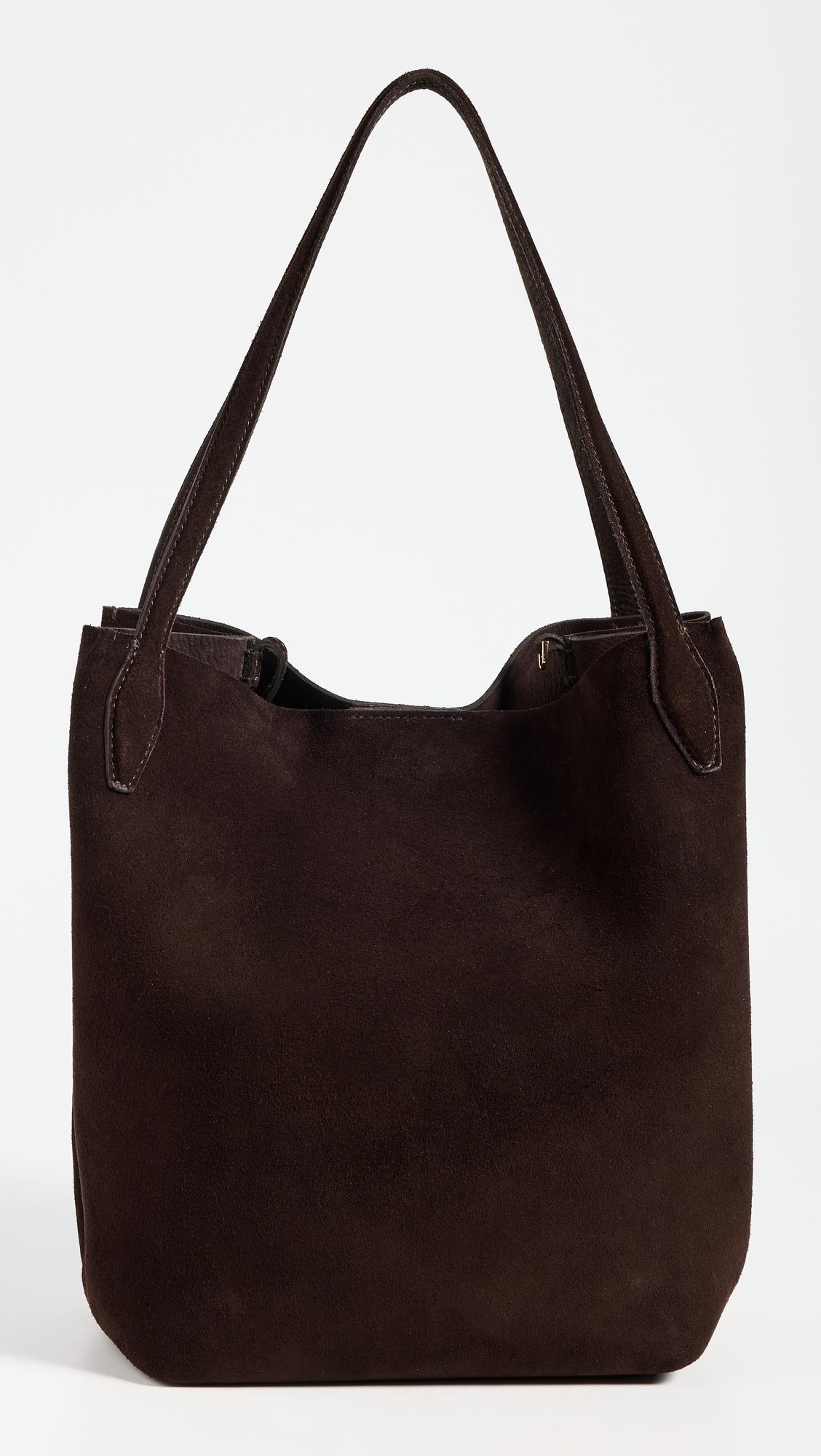 The Shopper Tote in Soft Grain Suede by MADEWELL