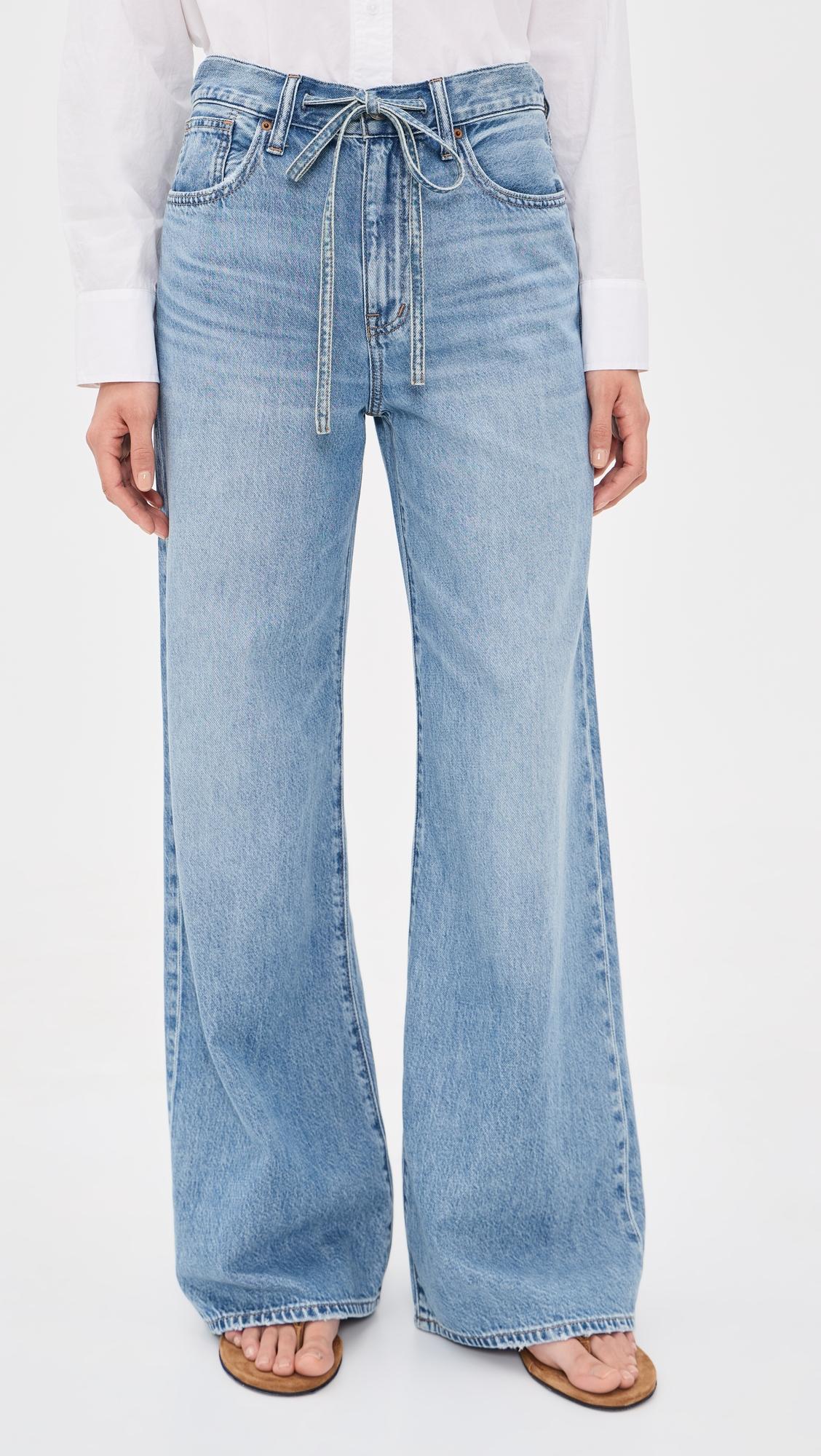 Ultimate Wide Jeans In Airy Raebrook by MADEWELL