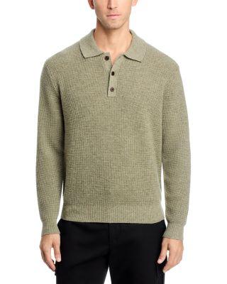 Waffle Knit Relaxed Fit Sweater Polo by MADEWELL