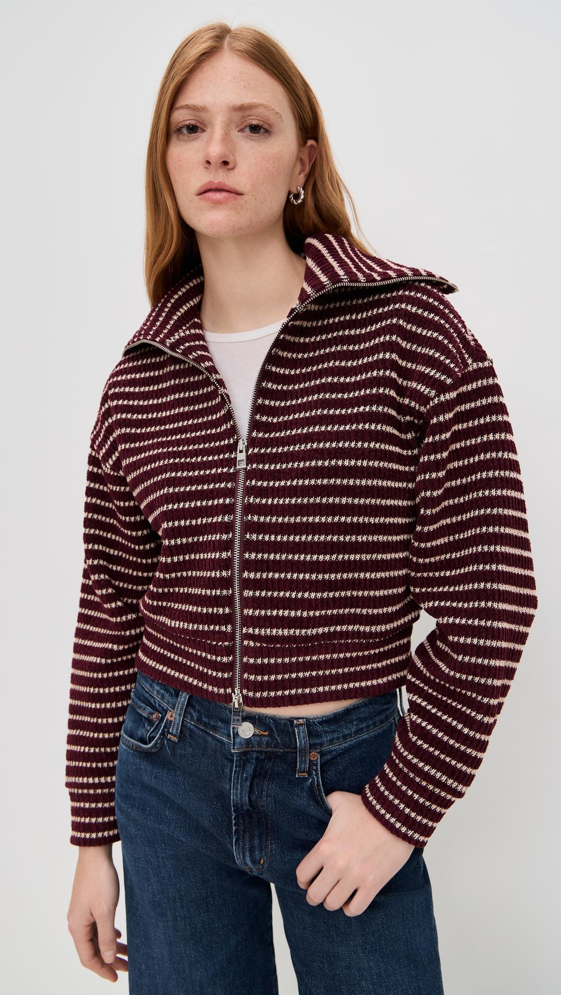 Zip Up Knit Jacket by MADEWELL