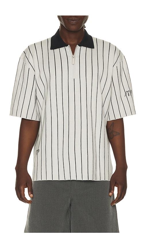 MADFRENZY Knit Polo in Grey by MADFRENZY