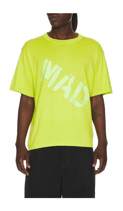 MADFRENZY Mad Knit T-Shirt in Yellow by MADFRENZY