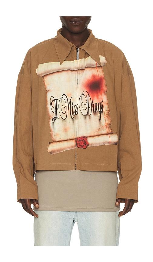 MADFRENZY Miss Overshirt in Brown by MADFRENZY