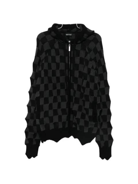 checkerboard hoodie by MADFRENZY