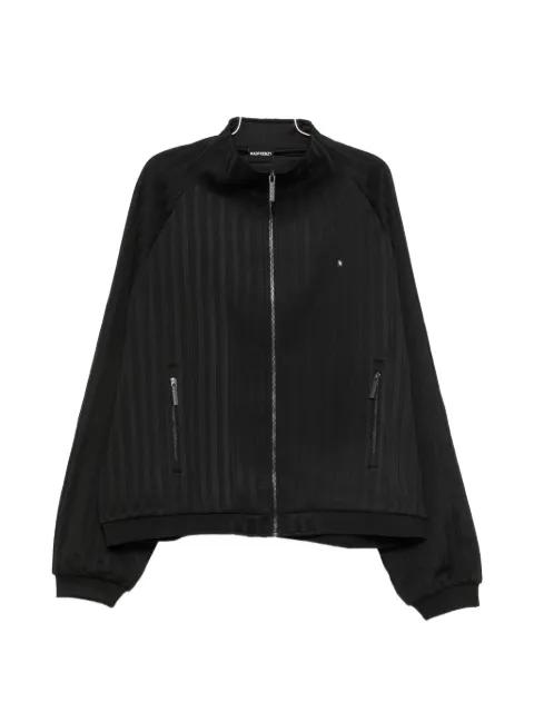 striped zip jacket by MADFRENZY