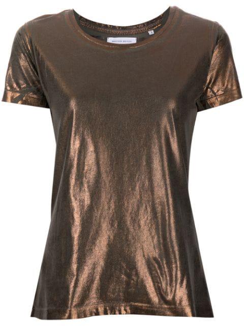 Lamina metallic T-shirt by MADISON.MAISON