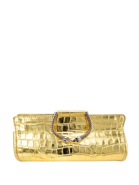 Moc Croc clutch bag by MADISON.MAISON