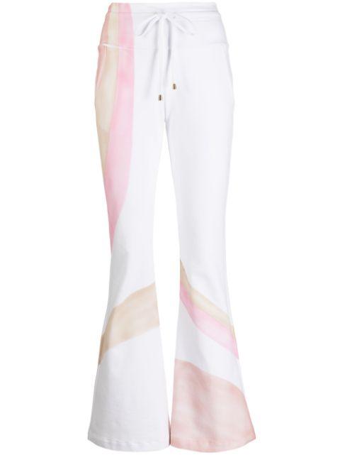 x Designing Hollywood Hand-painted cotton track trousers by MADISON.MAISON