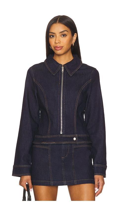 MADISON THE LABEL Anja Jacket in Blue by MADISON THE LABEL