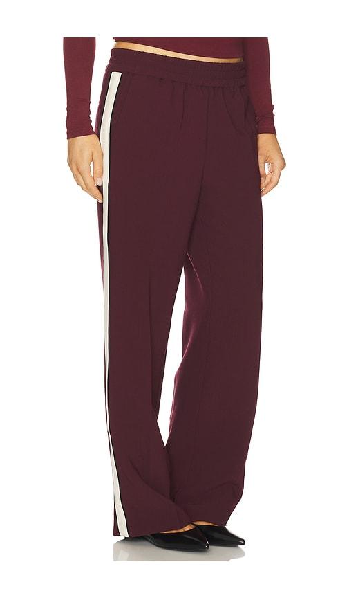 MADISON THE LABEL Brianna Pant in Burgundy by MADISON THE LABEL