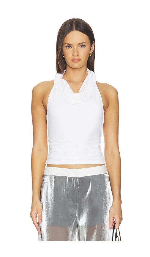 MADISON THE LABEL Clemence Top in White by MADISON THE LABEL