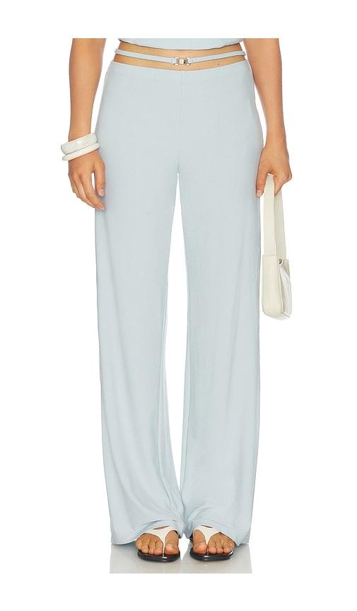 MADISON THE LABEL Windsor Pant in Baby Blue by MADISON THE LABEL