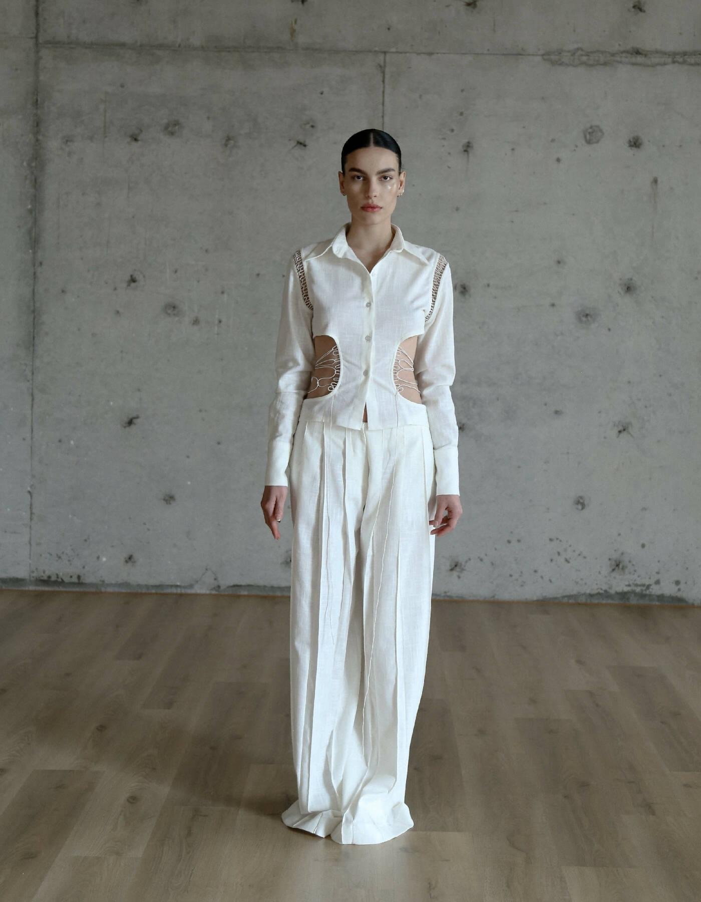 Ardite Linen Pantsuit by MAET STUDIO