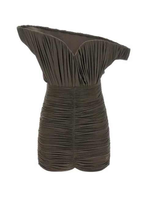 33 draped one-shoulder mini dress by MAGDA BUTRYM