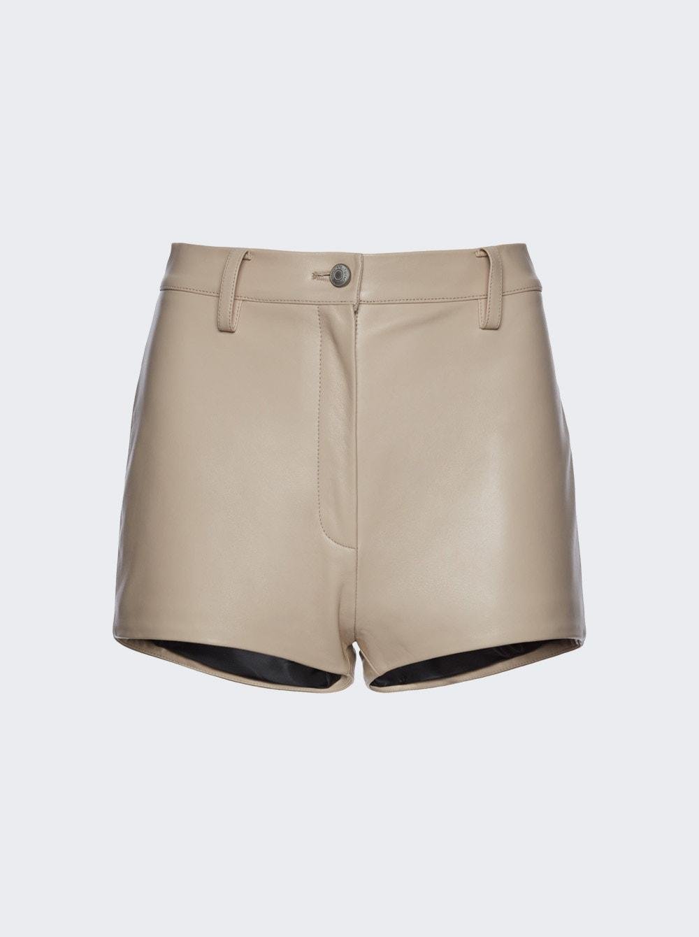 High Rise Shorts Beige  | The Webster by MAGDA BUTRYM