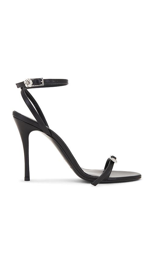Magda Butrym Ankle Strap Sandal in Black by MAGDA BUTRYM