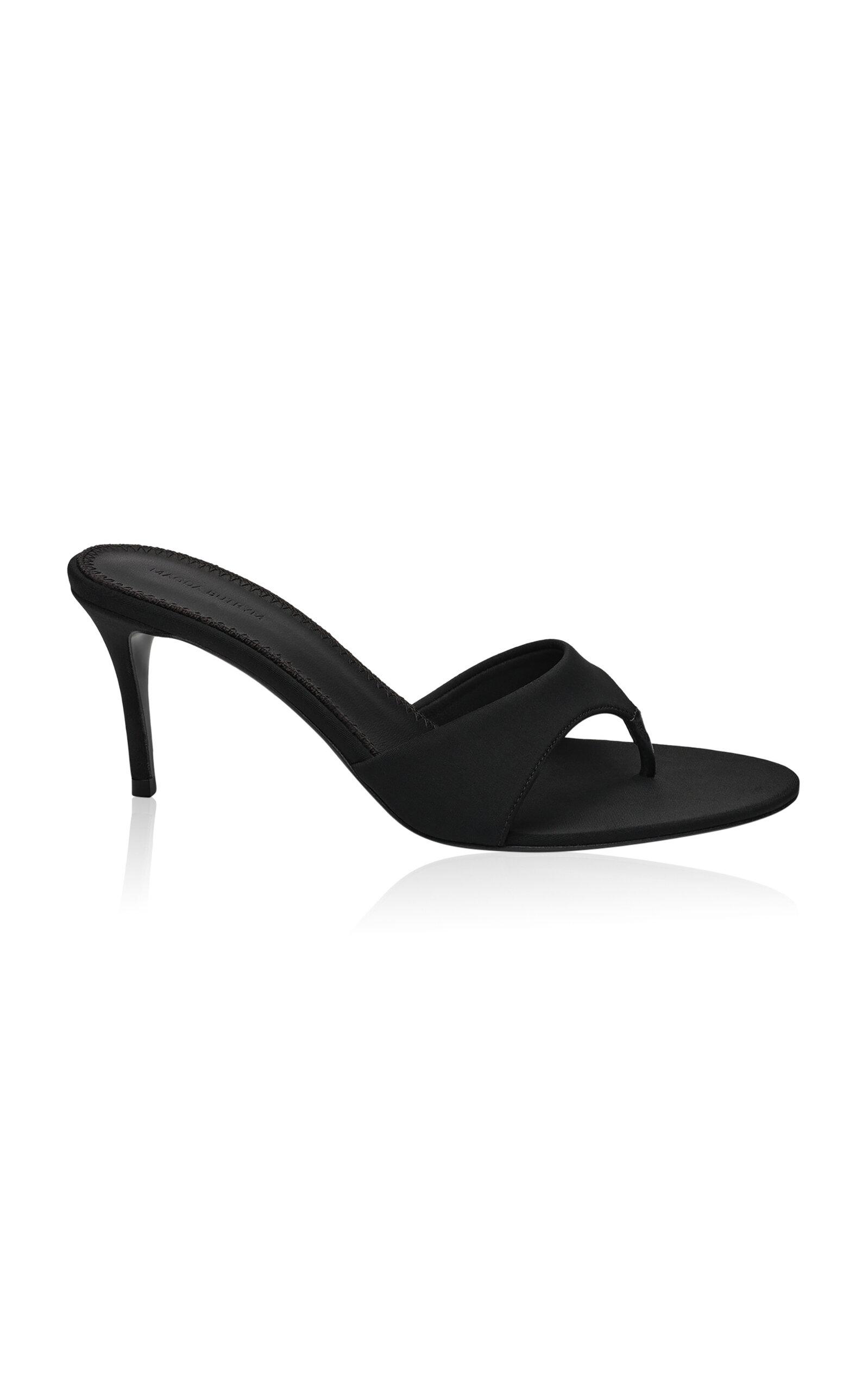 Magda Butrym Black Scuba Thong Sandal - Moda Operandi by MAGDA BUTRYM