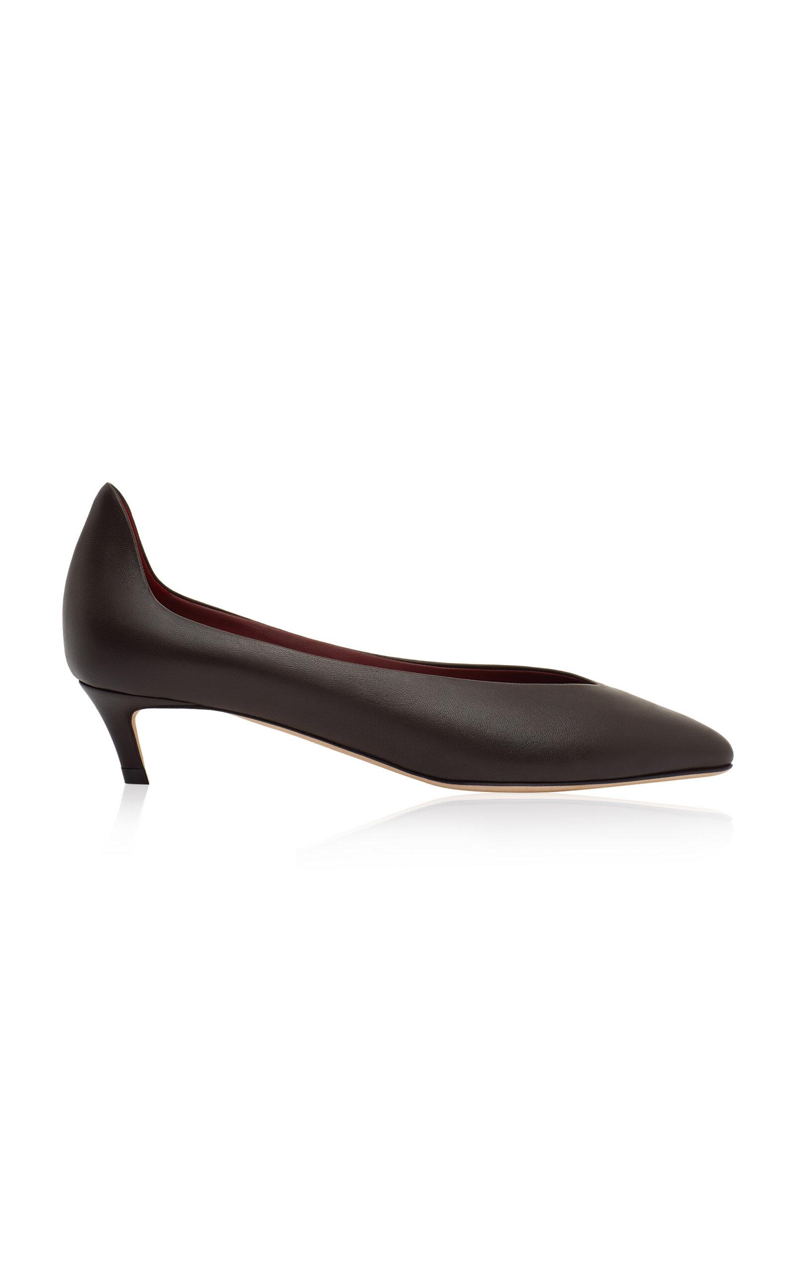 Magda Butrym Brown Kitten Heels - Moda Operandi by MAGDA BUTRYM