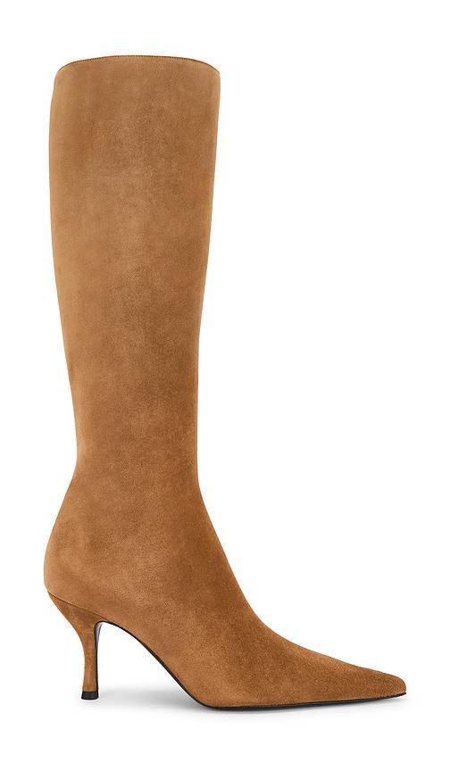 Magda Butrym Knee High Boot in Taupe by MAGDA BUTRYM