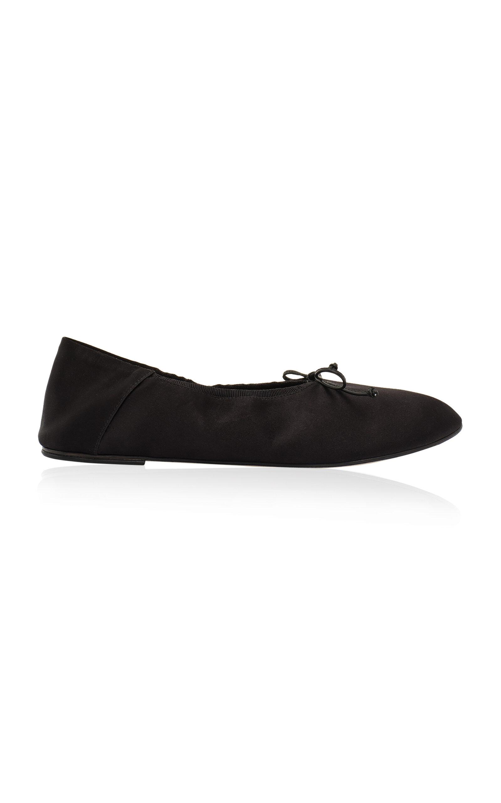 Magda Butrym Satin Soft Ballet Flats - Moda Operandi by MAGDA BUTRYM