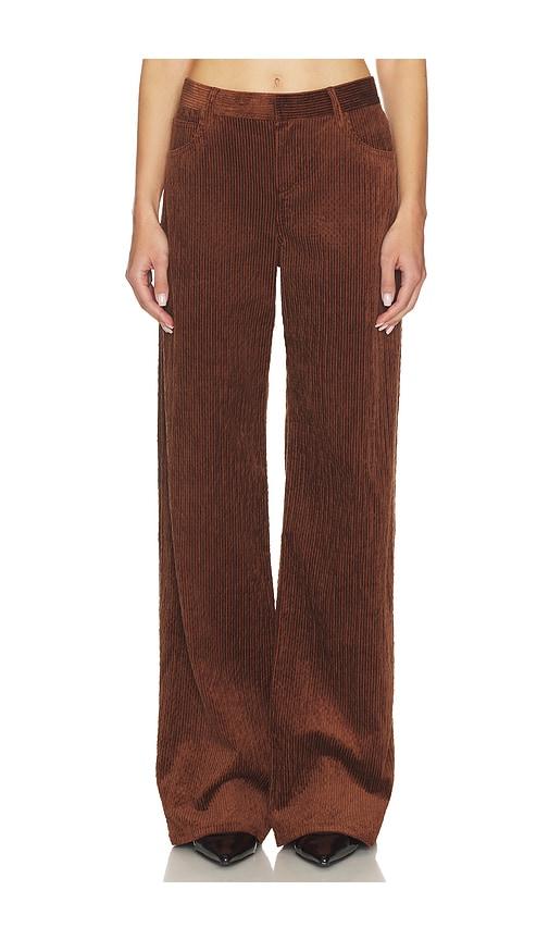 Magda Butrym Wide Leg Trouser in Orange by MAGDA BUTRYM