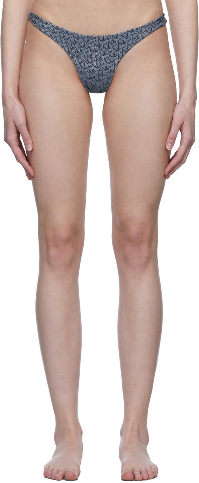 Navy Thin Bikini Bottoms by MAGDA BUTRYM