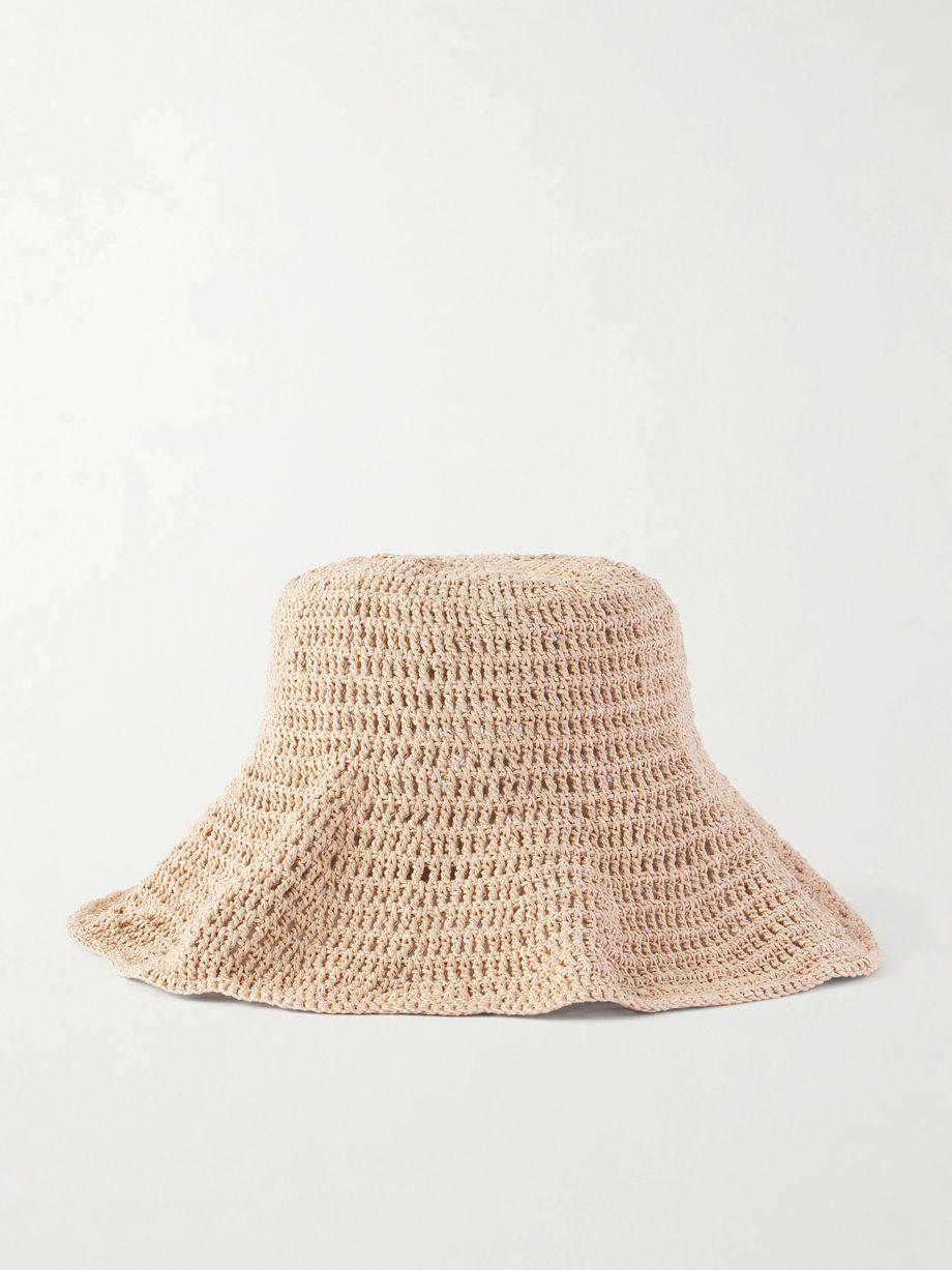 Raffia fedora fedora by MAGDA BUTRYM